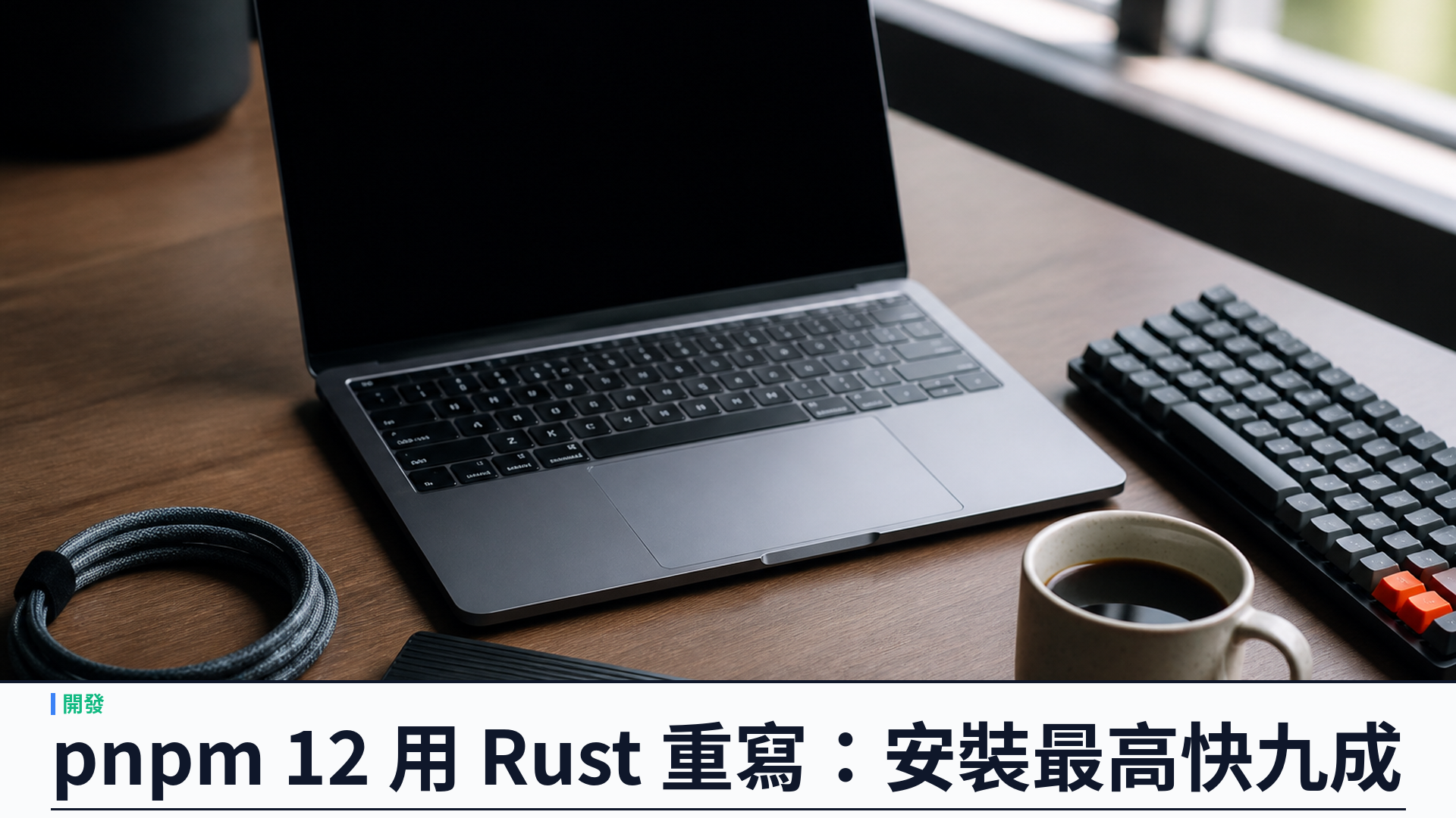 pnpm 12 以 Rust 重寫套件管理器：安裝最高快九成，指令與 lockfile 刻意不變