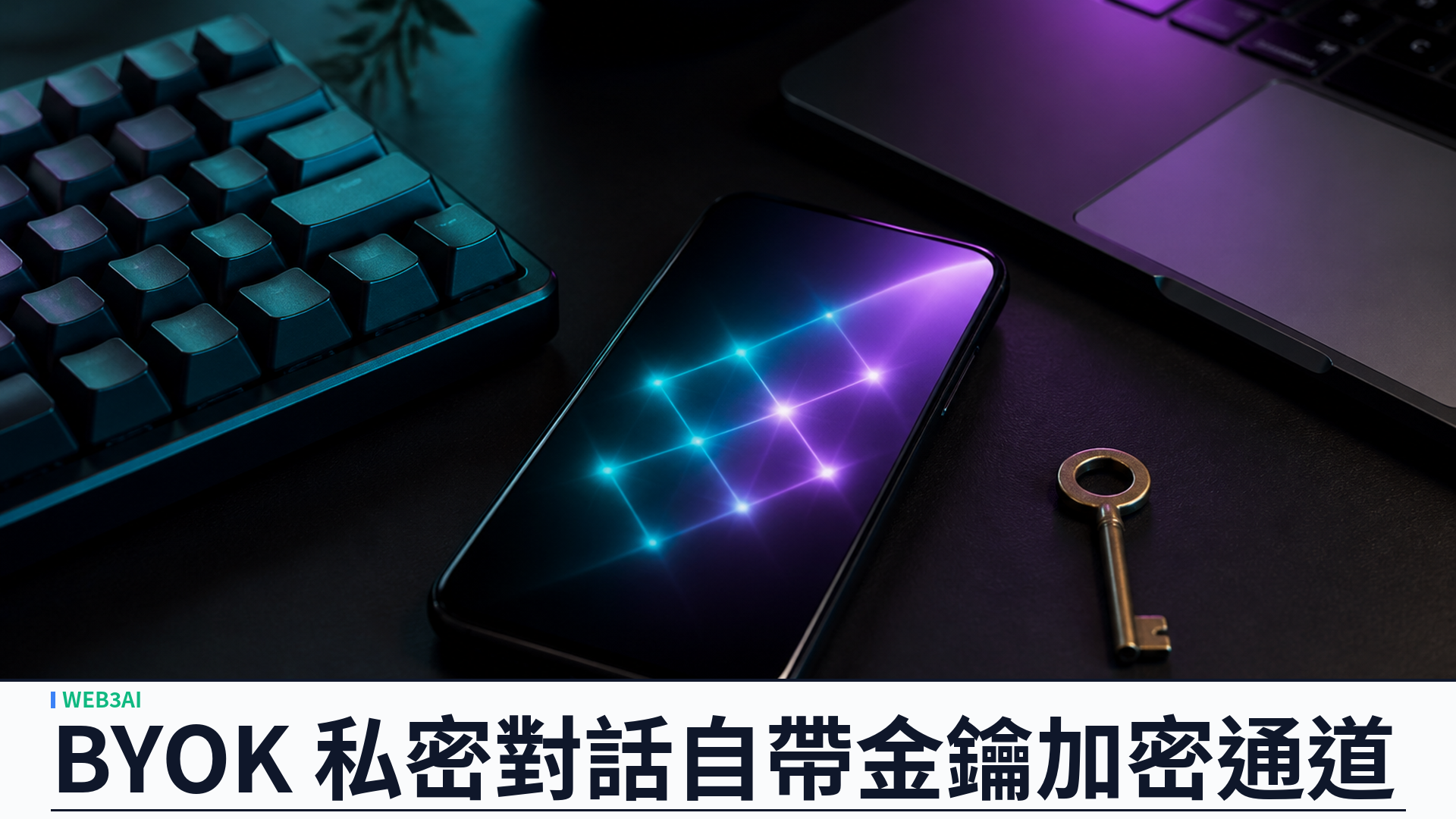 BYOK 私密對話自帶金鑰：SoulMD Hub 用 AES-256 守護 Web3 AI 角色