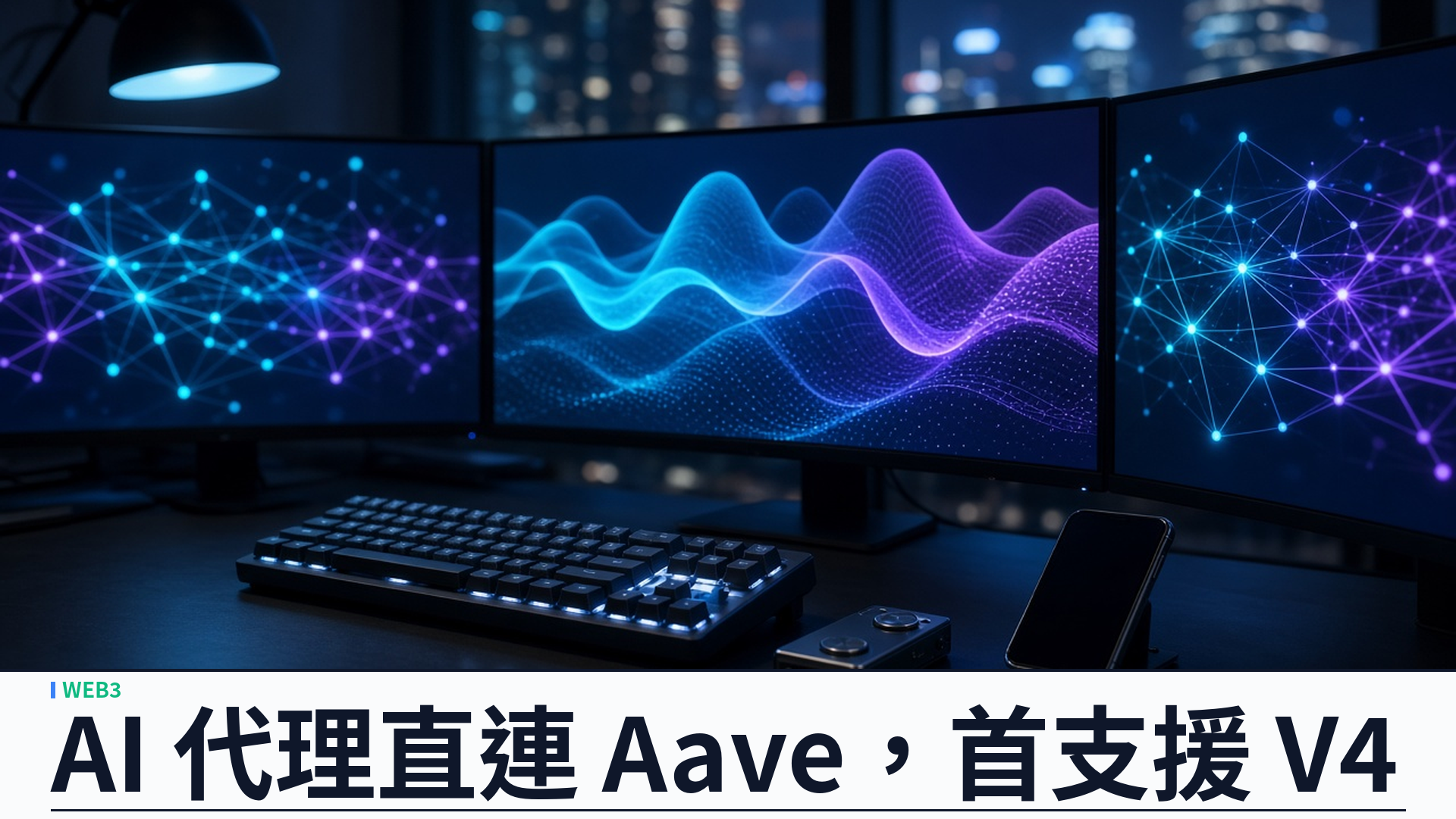 Aave 推出官方 MCP 伺服器：AI 代理直連 V3／V4，讀倉位並準備未簽署交易