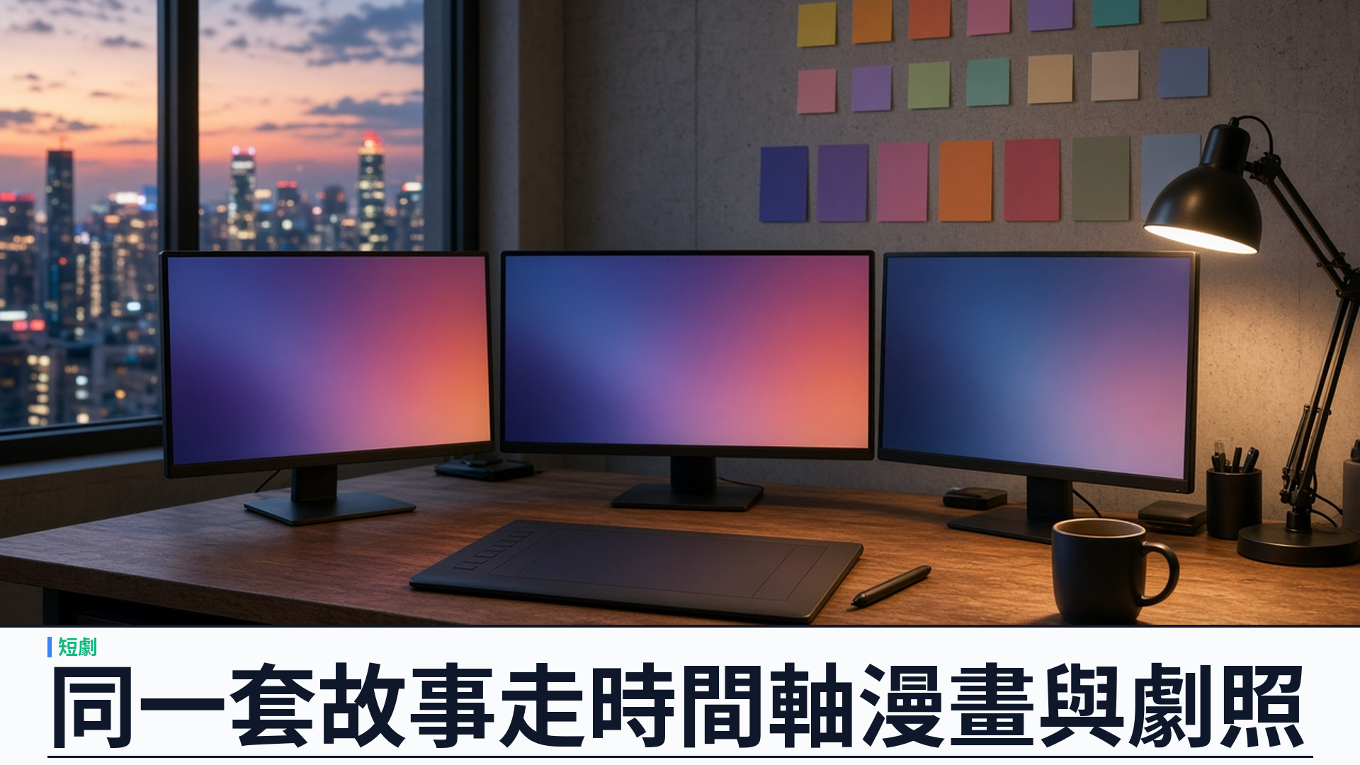 時間軸／漫畫／劇照三條路：瞬劇魔法師讓同一套故事一次寫、多路出